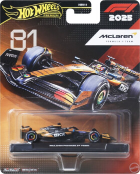 Hot Wheels Angličák Premium Formula 1 McLaren - Oskar Piastri #81 - Mattel Hot Wheels