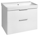 Aqualine DENEB umyvadlová skříňka 77,3x55x42,4cm, bílá mat DN280
