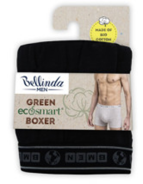 Pánské boxerky bio bavlny GREEN model 15436229 BOXER černá Bellinda Velikost: