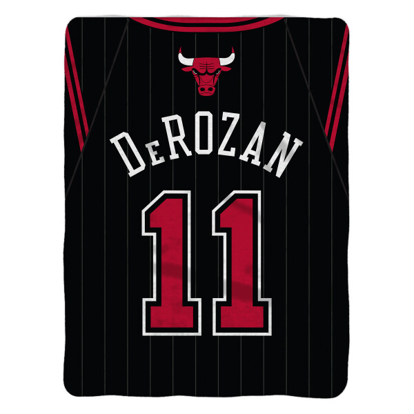 Deka Chicago Bulls NBA DeMar DeRozan Sleep Squad Throw 152 x 203 cm