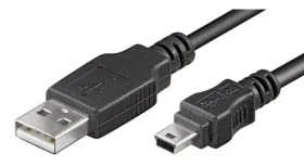 LogiLink CU0014 / Kabel USB-A - USB Mini-B (5pin) / USB 2.0 / 1,8 m (CU0014)