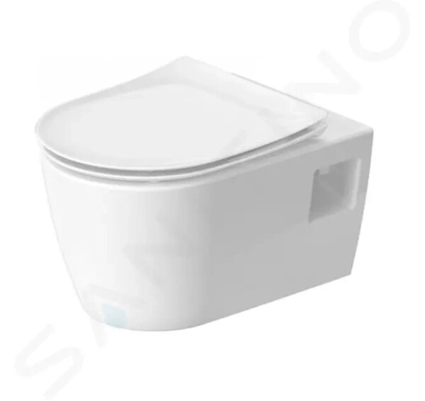 DURAVIT - Soleil by Starck Závěsné WC, Rimless, HygieneFlush, HygieneGlaze, bílá 2586092000