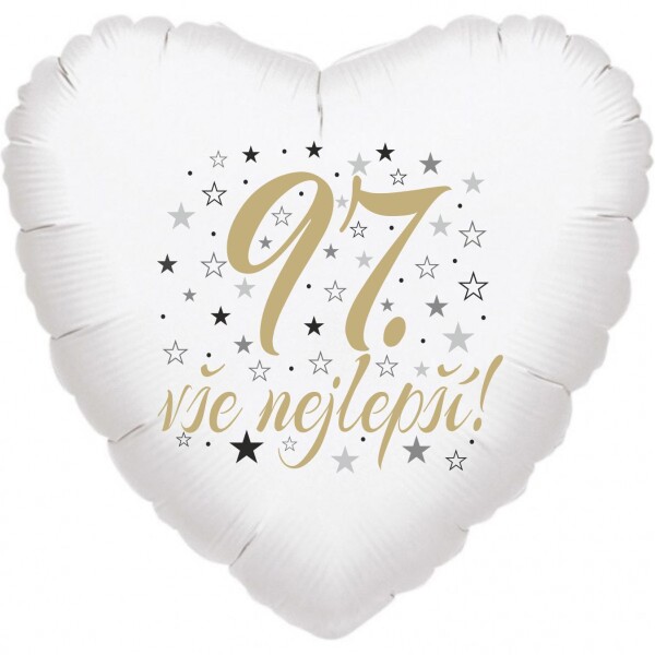 97. narozeniny balónek srdce Balonky.cz 97. narozeniny balónek srdce Balonky.cz