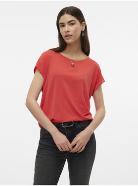 Červené dámské tričko Vero Moda Ava - Dámské