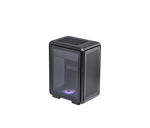 Cooler Master case MasterFrame 400 Mesh Black, mATX, Průhledná bočnice,1x 120mm ARGB Fan, Černá EDF_1566573