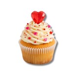 Dortisimo Svíčka Diamantové srdce červené