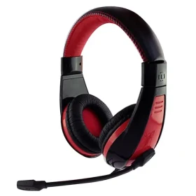 Media-Tech NEMESIS černo-červená / herní sluchátka s mikrofonem / USB / 1.9 m (MT3574)
