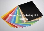 Happy Color Barevné papíry Blok Happy Color technický A4 170 g 10