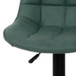 Barová židle, zelená, látka,AUB-V3066 GRN3