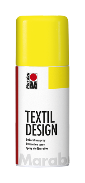 Barva na textil ve spreji Marabu Textil Design spray 150 ml - žlutá neonová 321