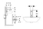 GEBERIT - Brenta Elektronický umyvadlový ventil, bateriové napájení, easy to clean, matná černá 116.193.14.1