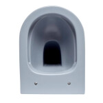 Wc s prkénkem softclose závěsné SAT Infinitio tmavě modrá mat zadní odpad SATINF010RREXPDBLM SATINF010RREXPDBLM