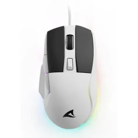 Sharkoon SKILLER SGM35 bílá / herní myš / 6400 dpi / USB / optická / 6 tlačítek (4044951040223)