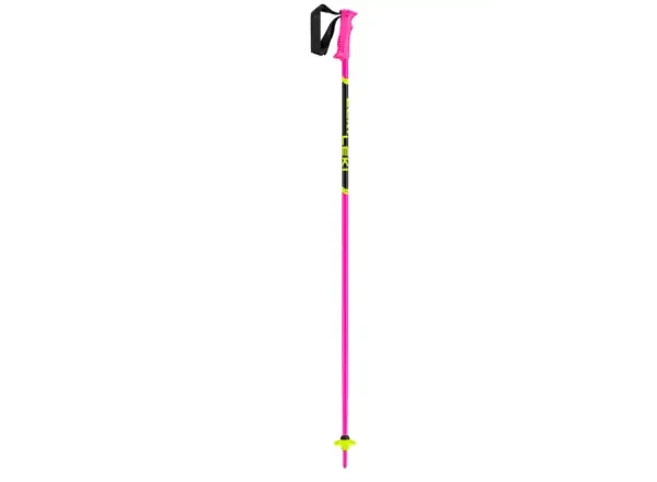 Leki Racing Kids dětské sjezdové hole Neon Pink/Black/Neon Yellow 105 cm