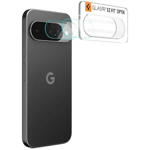 Spigen Glass tR EZ Fit Optik 2 Pack ochranné sklo na fotoaparát pro Google Pixel 10 (AGL09661)