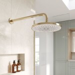 REA - Kulatá dešťová sprcha JS-021 Gold REA-P0390