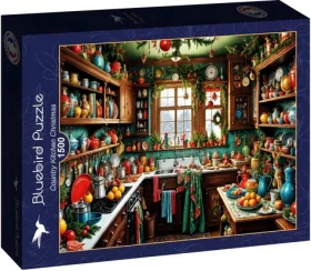 BLUEBIRD Puzzle Nostalgie vánoční kuchyně