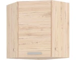 Horní rohová kuchyňská skříňka Bordeaux, 60/60 cm, dub bordeaux