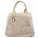 Módní dámská kabelka do ruky Máia, krémová