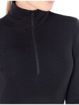 Dámské merino tričko s dlouhým rukávem ICEBREAKER Wmns 175 Everyday LS Half Zip, Black velikost: S