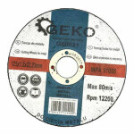 GEKO Řezný kotouč na kov 125x1.2x22.23mm (G00021)