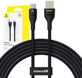 Baseus Flash 2 P10311804111-01 Nabíjecí kabel USB-A (M) - USB-C (M) 2 m černá / 100W (P10311804111-01)