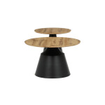 Konferenční stolek 70x70x43cm, mdf, dub artisan, CT-F4150 ART