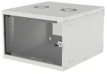 Intellinet Nástěnný rozvaděč 540x400 mm šedá / Rozvaděč / 19" / 6U / Flatpack / nosnost 50 kg (714150)