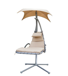 ROJA ZÁVĚSNÁ 6119 zahradní houpačka kovová - béžová