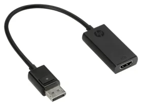 HP adaptér DisplayPort na HDMI True 4K černá / Redukce / DisplayPort - HDMI / 4K (2JA63AA)