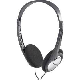 Panasonic RP-HT030 sluchátka On Ear kabelová černá, stříbrná lehký třmen