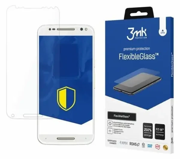 3mk FlexibleGlass pro Motorola Moto X Style / Hybridní sklo / Tloušťka 0,2 mm / Tvrdost 7H