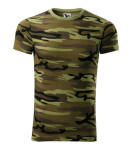 Camouflage tričko unisex camouflage green 2XL
