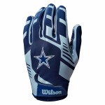 Dětské rukavice Dallas Cowboys NFL Wilson Youth Stretch-Fit Receivers