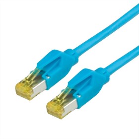 Secomp 21.05.9604 RJ45 síťové kabely, propojovací kabely CAT 6A S/FTP 10.00 m modrá dvoužilový stíněný, bez halogenů, samozhášecí 1 ks