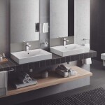 GROHE - Cube Ceramic Umyvadlo s přepadem, 80x49 cm, PureGuard, alpská bílá 3947600H