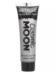 Ptakoviny.cz Líčidlo na obličej a tělo - Cosmic Moon Metallic - stříbrné 12 ml