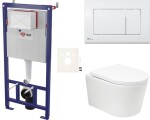 Závěsný WC set do lehkých stěn / předstěnová SAT BREVIS SIKOSSBRTOR20K SIKOSSBRTOR20K