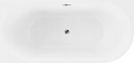 MEXEN - Mia volněstojící vana levá 150 x 75, bílá bez krytky přepadu a zátky 52691507500L-SS