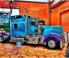 NORIMPEX Diamantové malování Nablýskaný truck