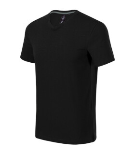 Action V-neck tričko pánské černá S