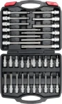 YATO Sada nástrčných hlavic Torx 1/2" / Sada bitů / T20-T70 / 32 ks (YT-77541)