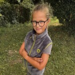 Vesta dětská chlupatá se stojáčkem, Pidilidi, PD1140-09, šedá - 122 | 7let