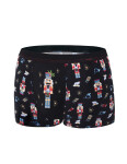 Boxerky Nutcracker 007/55 Black Merry Christmas - Cornette XL