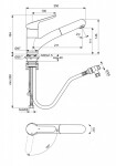 IDEAL STANDARD - CeraFlex Dřezová baterie s výsuvnou koncovkou, BlueStart, chrom BC144AA