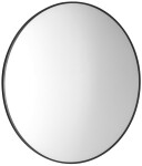 SAPHO - AROWANA kulaté zrcadlo v rámu ø 100cm, černá mat AWB100