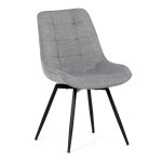 Jídelní židle, šedá, látka, HC-T1130 GREY2