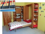 NábytekProNás Sklopná jednolůžková postel KOMPLET - typ (45 lamel š=25 mm)