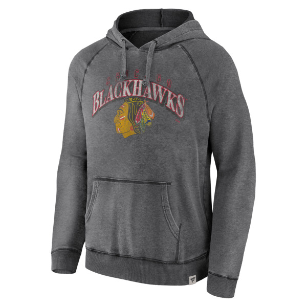 Fanatics Pánská mikina Chicago Blackhawks Mens True Classics Washed Pullover Hoodie Velikost: