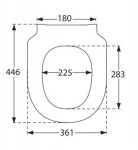 VILLEROY & BOCH - Subway 3.0 WC sedátko, SoftClosing, CeramicPlus, Almond 8M42S1AM